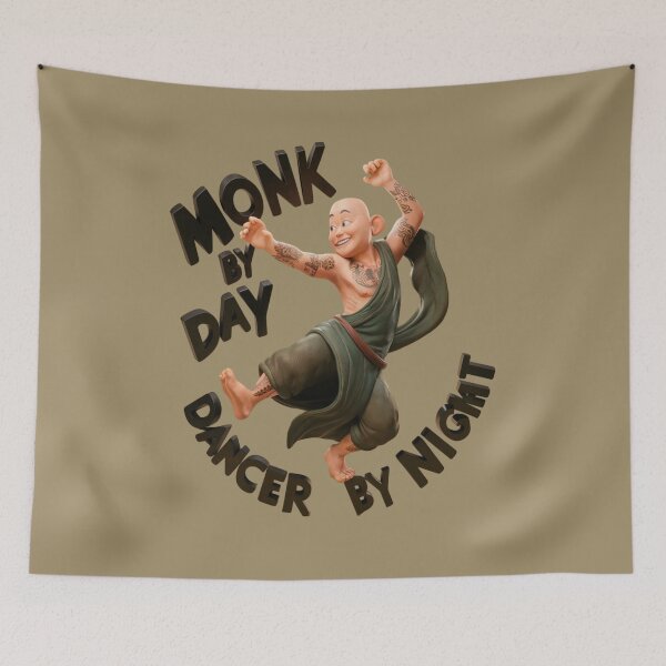 Item preview, Dancing Monk designed and sold by JansenGS.