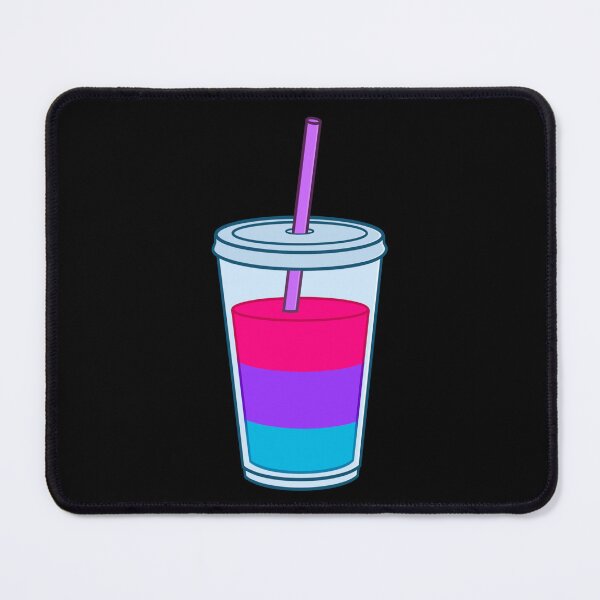 Item preview, Plastic Coffee Cup with Straw Androgyne Flag designed and sold by AroAxel.
