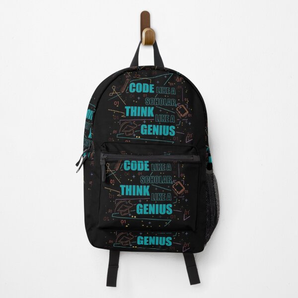 Item preview, Code Like a Scholar, Think Like a Genius designed and sold by Xatutik.art.