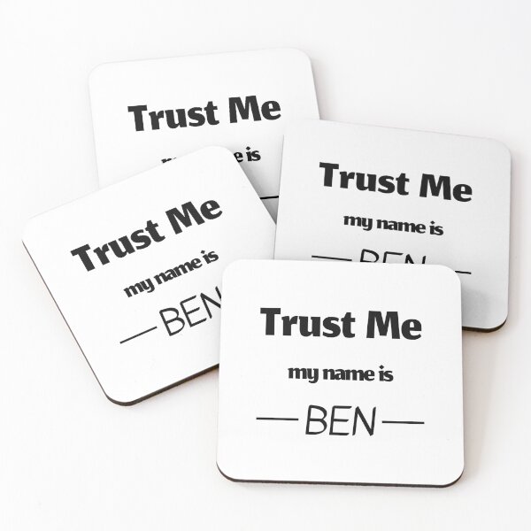 Item preview, Trust me my name is ben, funny ben name designed and sold by Merchattack.