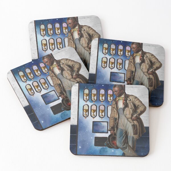 Item preview, Seven Cups Tarot Urban Surreal Modern Whimsical Man designed and sold by SoulscapeStudio.