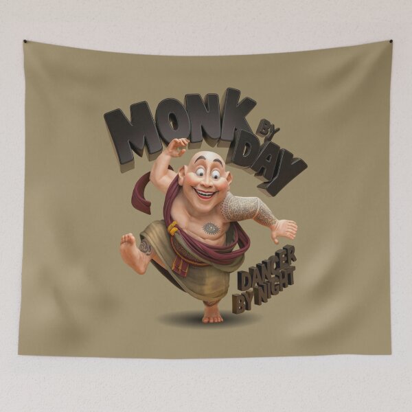 Item preview, Dancing Monk designed and sold by JansenGS.