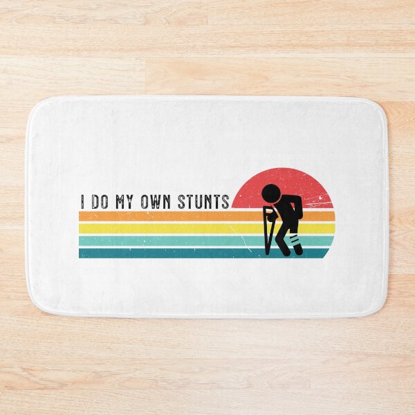 Item preview, Retro Vintage I Do All My Own Stunts Funny Injury gift designed and sold by ivotee.