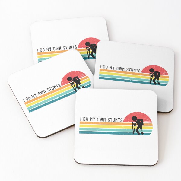 Item preview, Retro Vintage I Do All My Own Stunts Funny Injury gift designed and sold by ivotee.