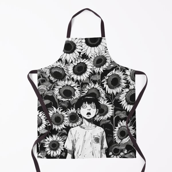 Item preview, Devoured by the Sun – black and white horror manga anime boy designed and sold by ForsakenFrames.