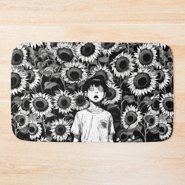 Item preview, Devoured by the Sun – black and white horror manga anime boy designed and sold by ForsakenFrames.