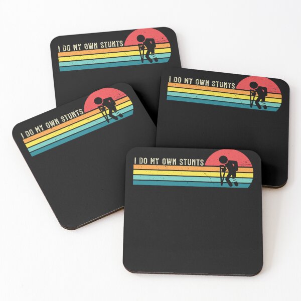 Item preview, Retro Vintage I Do All My Own Stunts Funny Injury gift designed and sold by ivotee.