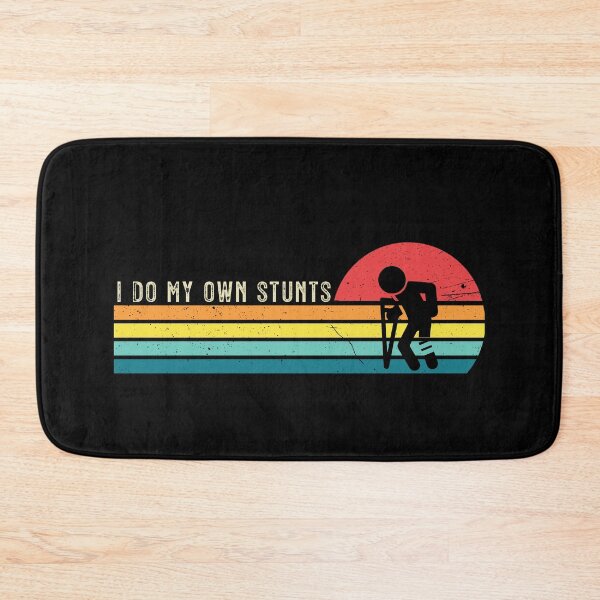 Item preview, Retro Vintage I Do All My Own Stunts Funny Injury gift designed and sold by ivotee.