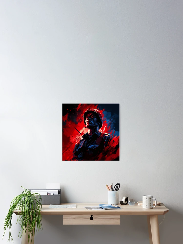 Imagen 2 de 3, Póster con la obra Soldado, diseñada y vendida por Rtymer.