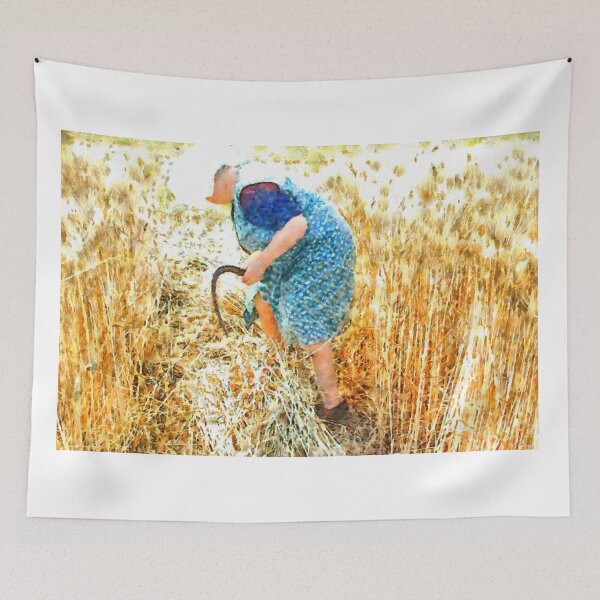 Item preview, Peasant with the sickle in the middle of the wheat designed and sold by Giuseppe Cocco.