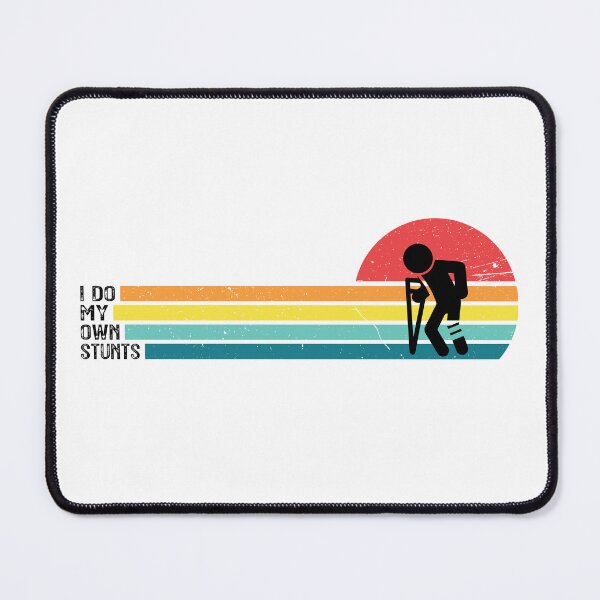 Item preview, Retro Vintage I Do All My Own Stunts Funny Injury gift designed and sold by ivotee.