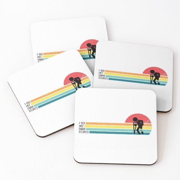 Item preview, Retro Vintage I Do All My Own Stunts Funny Injury gift designed and sold by ivotee.