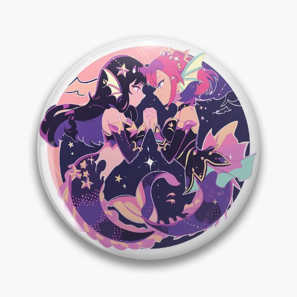 Item preview, Zodiac Gemini Sea Nymph Inspired Anime Girls designed and sold by Spirit-Spark.