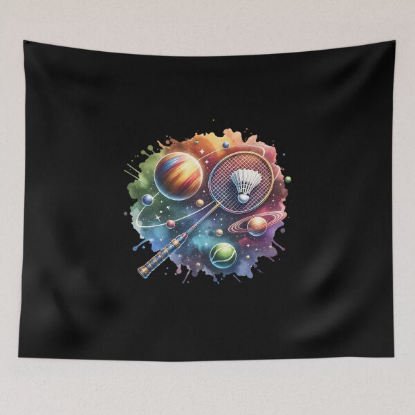 Item preview, Badminton Player with Shuttlecock Smash Hand designed and sold by Shirt-Expert.