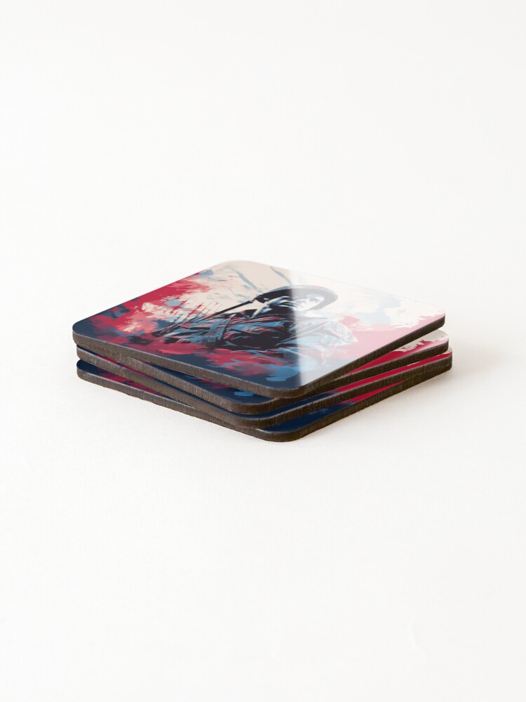 Thumbnail 4 of 5, Coasters (Set of 4), Soldier designed and sold by Rtymer.