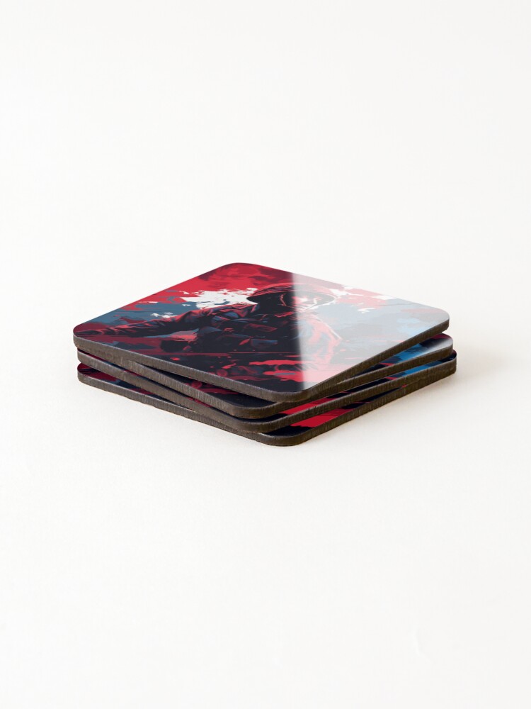Thumbnail 4 of 5, Coasters (Set of 4), Soldier designed and sold by Rtymer.