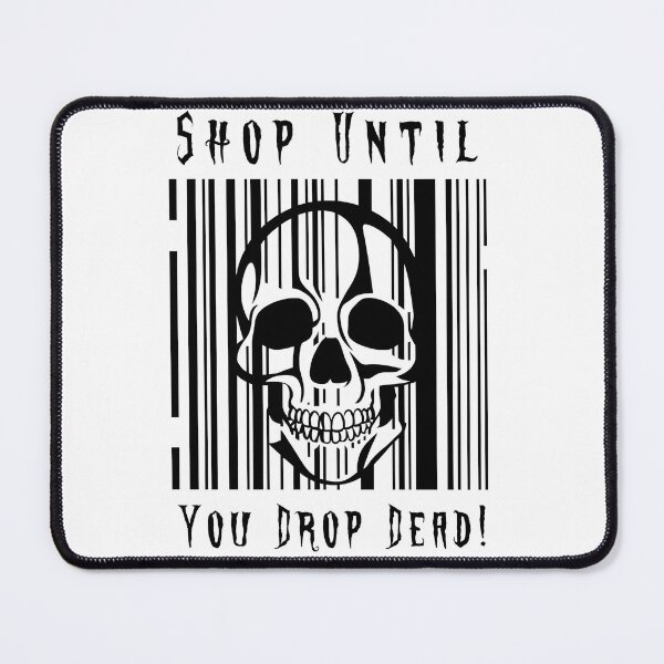 Item preview, halloween design for shop assistants, retail workers, shopers, shopaholic, shopping addict halloween deco, designed and sold by EwaVerse.