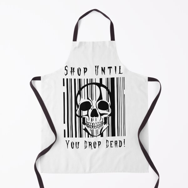 Item preview, halloween design for shop assistants, retail workers, shopers, shopaholic, shopping addict halloween deco, designed and sold by EwaVerse.