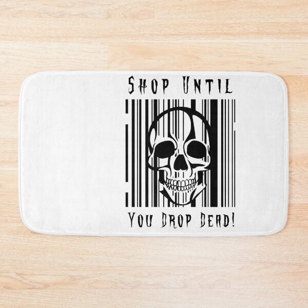 Item preview, halloween design for shop assistants, retail workers, shopers, shopaholic, shopping addict halloween deco, designed and sold by EwaVerse.