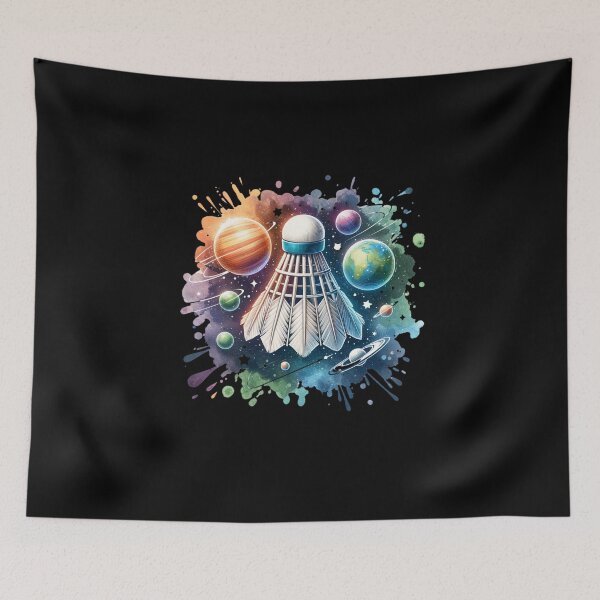 Item preview, Badminton Player with Shuttlecock Smash Hand designed and sold by Shirt-Expert.