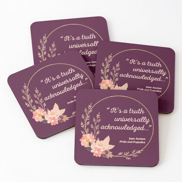Item preview, Pride And Prejudice Quote IV - Cute Style designed and sold by Lemon Pepper.