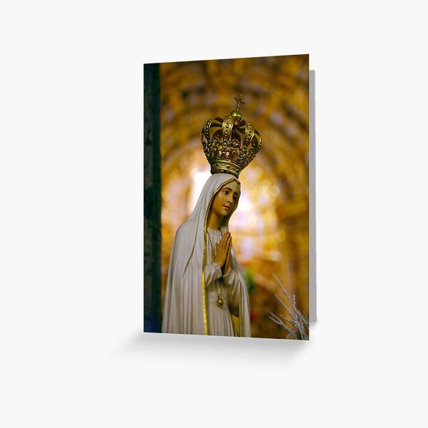 Our Lady of Fatima Greeting Card