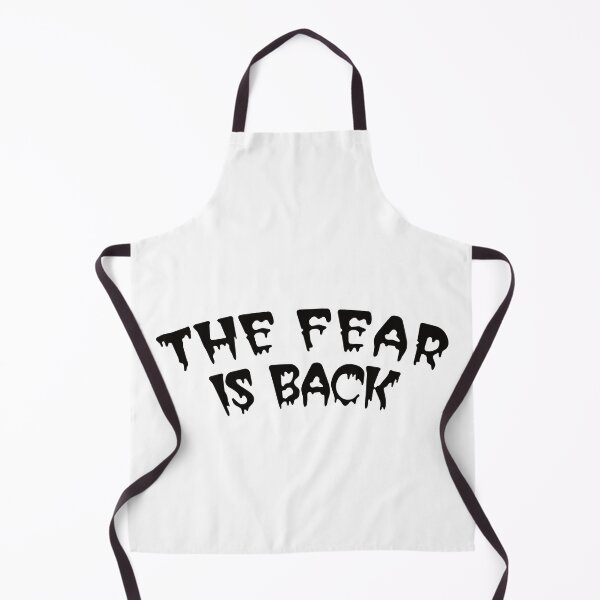 Item preview, The Fear Is Back Spooky Halloween Slasher Warning Sign designed and sold by TheRainFamily.