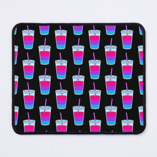 Item preview, Pattern of Plastic Coffee Cups with Straws Androgyne Flag designed and sold by AroAxel.