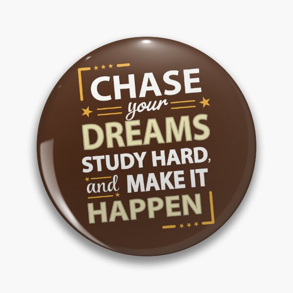 Item preview, DreamChaser: Study Hard, Make It Happen designed and sold by UpliftSoul.