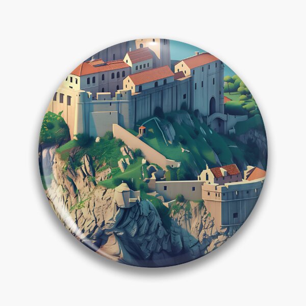 Item preview, Copy of a big castle, hand drawn, coast, isometric, drawing, box shape designed and sold by Qwertus.