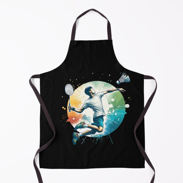 Item preview, Badminton Player with Shuttlecock Smash Hand designed and sold by Shirt-Expert.