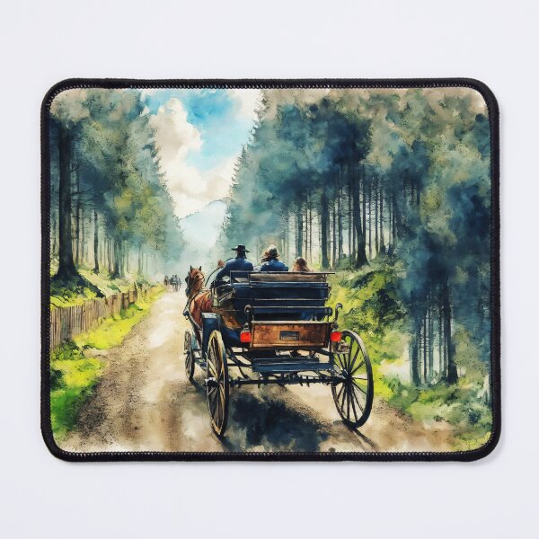 Item preview, Horse and Carriage Adventure designed and sold by Delemore Art.