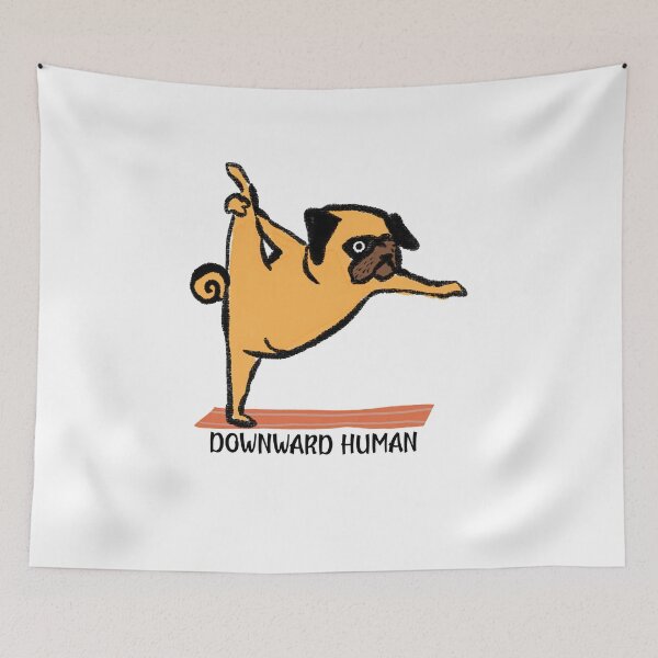 Item preview, Downward Human-Yoga-Dog-Funny designed and sold by AnitaCreations.