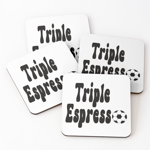 Item preview, Triple Espresso Soccer Shirt,  DAM Creative, designed and sold by DAM Creative ⭐⭐⭐⭐⭐.