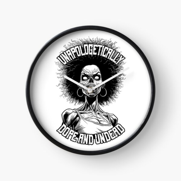 Item preview, Unapologetically Dope Undead Afro Black Woman Zombie designed and sold by GrandeDuc.
