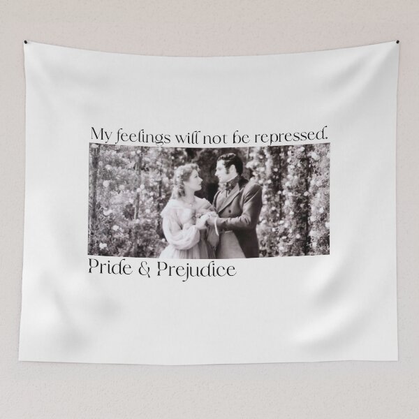 Item preview, Women's Pride and Prejudice Quotes T Shirt, Pride & Prejudice, Jane Austen T-Shirt, Hand Holding Scene Tee Shirt, Pride and Prejudice Quotes Shirt designed and sold by CloverAnnie.