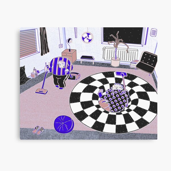 Intruder from the wormhole carpet Canvas Print