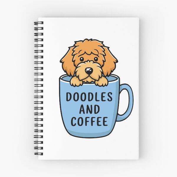 Item preview, Doodles And Coffee! Cute Golden Doodles designed and sold by PMCreative.
