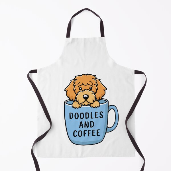 Item preview, Doodles And Coffee! Cute Golden Doodles designed and sold by PMCreative.