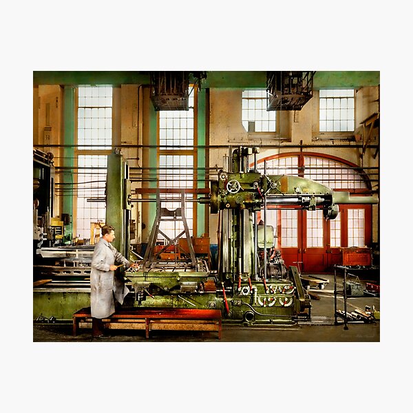 Item preview, Machinist - Universal Boring Mill 1938 designed and sold by Mike Savad Photography.