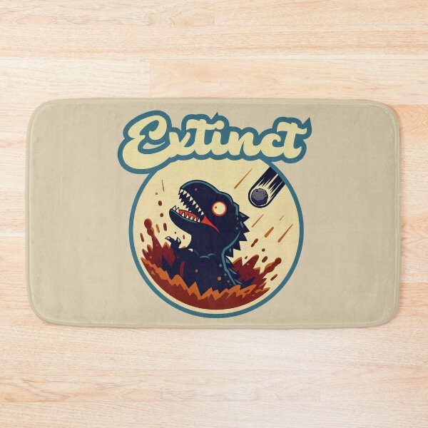 Item preview, Funny Dinosaur in Apocalypse with Meteor Showers – "EXTINCT" Design designed and sold by GALUMARKET.