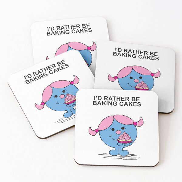 Item preview, Little Miss I'd rather be baking cakes  designed and sold by Scat the cat.