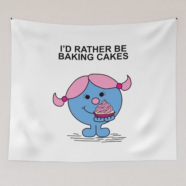 Item preview, Little Miss I'd rather be baking cakes  designed and sold by Scat the cat.