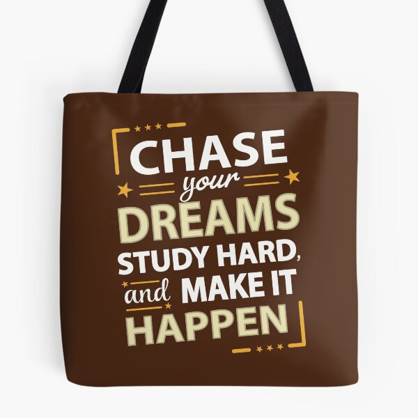 Item preview, DreamChaser: Study Hard, Make It Happen designed and sold by UpliftSoul.