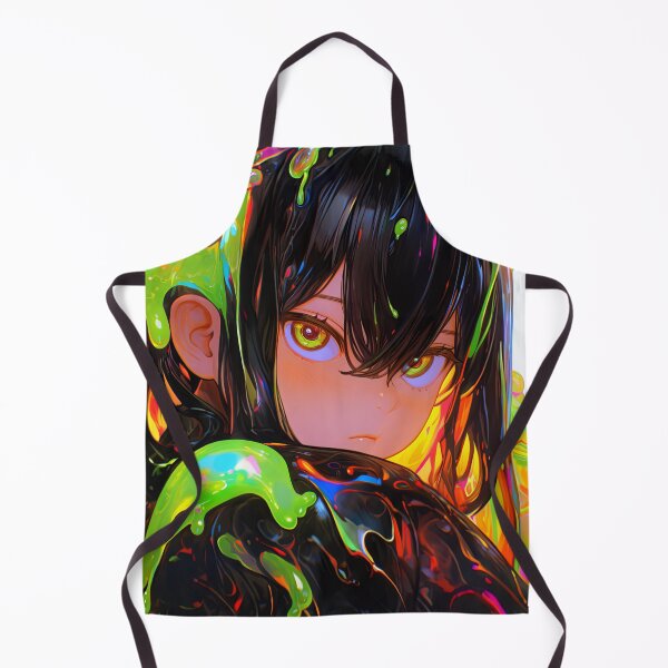 Item preview, Neon Liquid Slime Anime Girl designed and sold by bubblegoth.