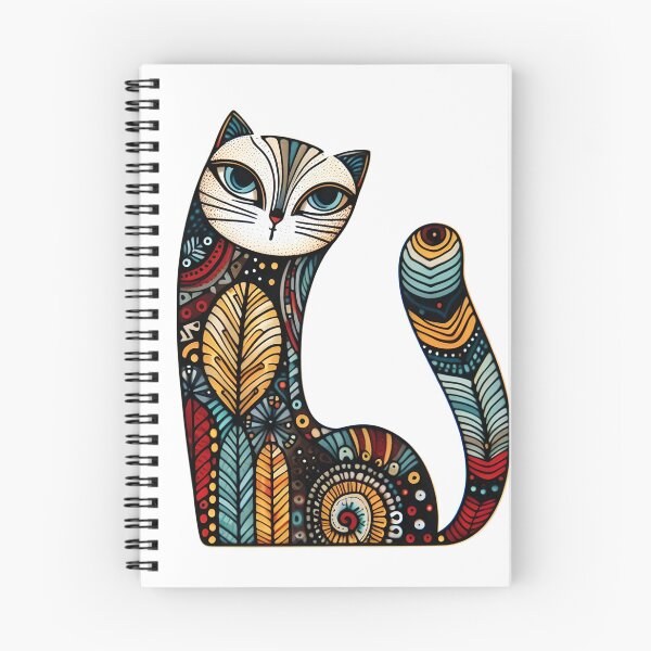 Item preview, Patterned cat designed and sold by NadyaMichaels.