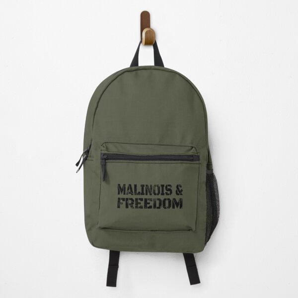 Item preview, Belgian Malinois and Freedom USA Military Gift designed and sold by Guarddogdrive.