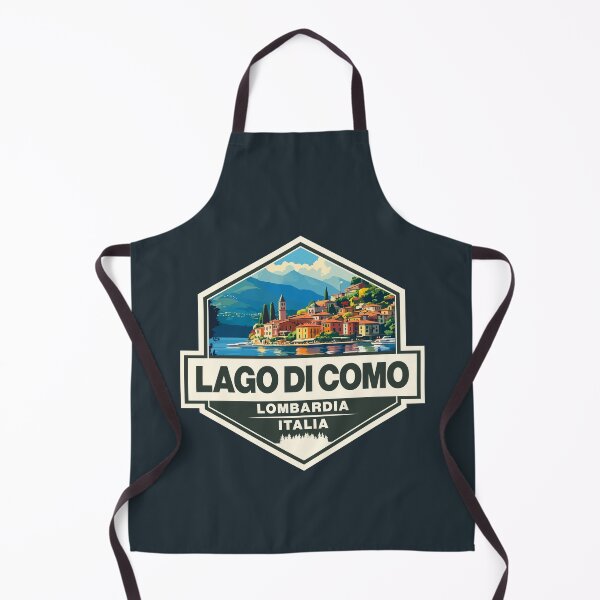 Item preview, Lago di Como Italia Travel Art Emblem designed and sold by KrisSidDesigns.