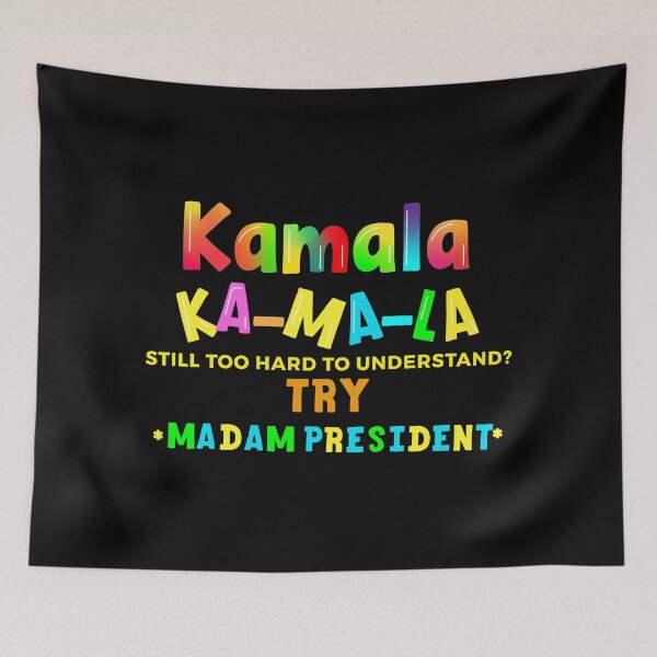 Item preview, Can't Pronounce KAMALA? Embrace The Simplicity of Madam President For Those With A Limited Vocabulary T Shirt designed and sold by Millie8282.