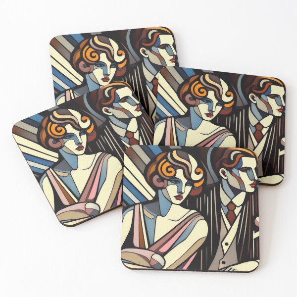 Item preview, Art Deco Couple designed and sold by Halifaxartguy.
